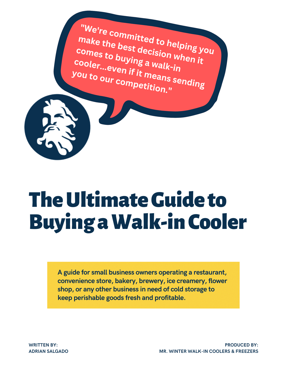 PDF Cover_How to Buy a Walk-in Cooler